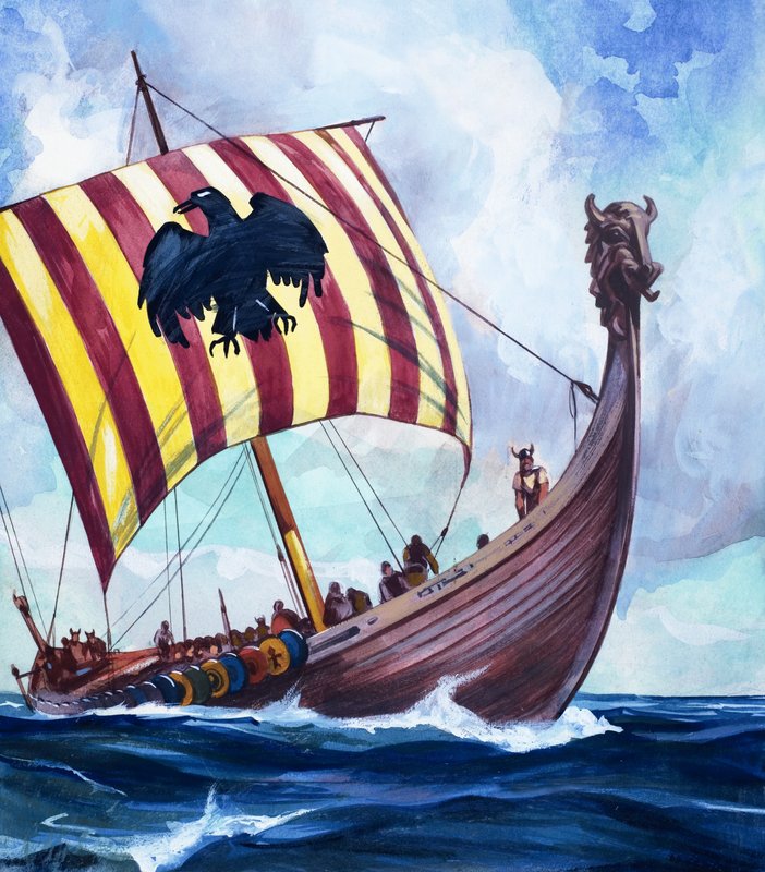 Barco viking de English School