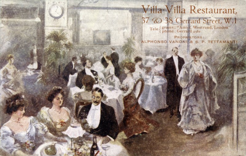 Villa Villa Restaurante, 37-38 Gerrard Street, Londres W1 de English School