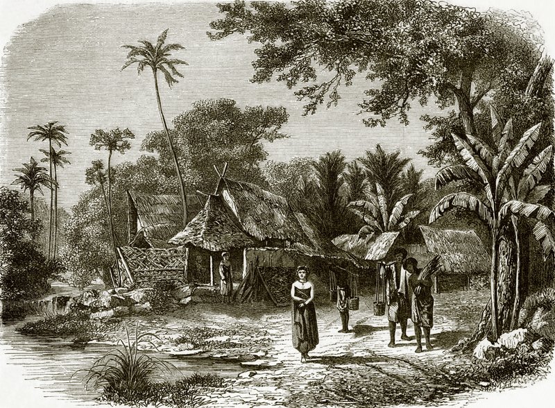 Aldeia em Java de English School
