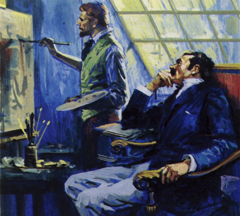 Vincent Van Gogh viveu com seu irmão em um estúdio em Montmartre de English School