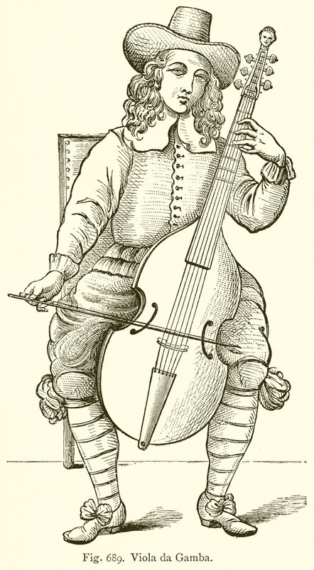 Viola da Gamba de English School
