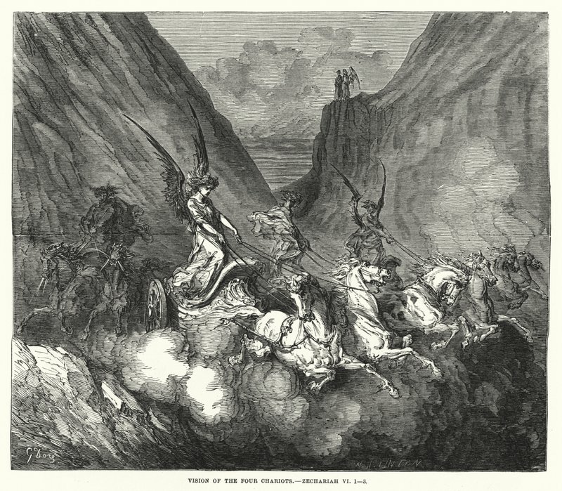 Visão das Quatro Carruagens, Zacarias VI de English School