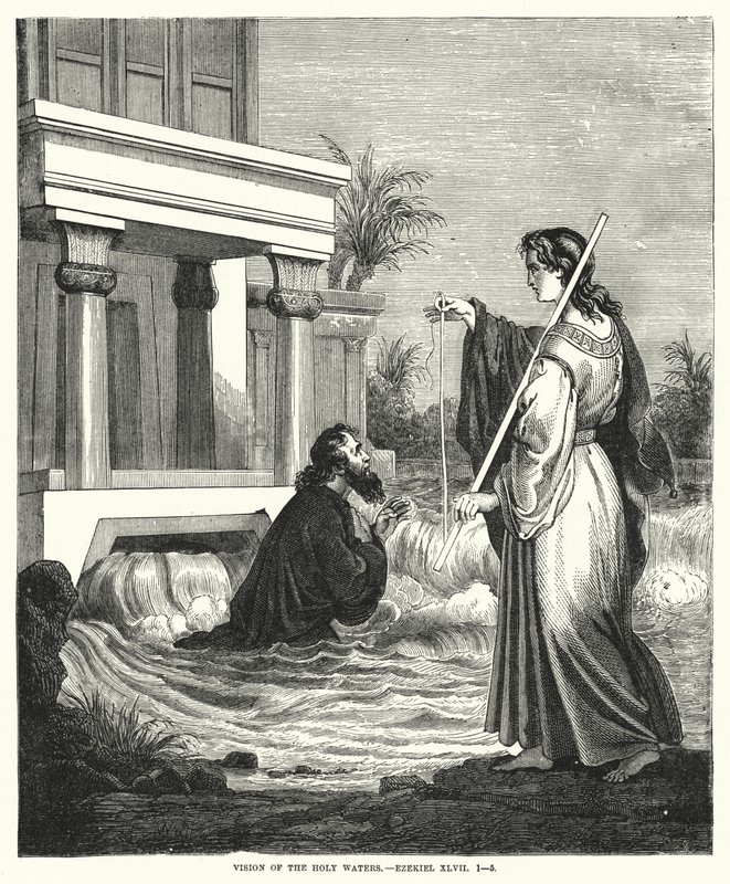 Visão das Águas Santas, Ezequiel XLVII de English School