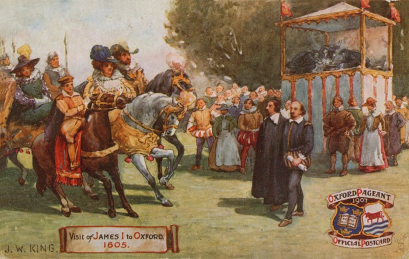 Visita de James I a Oxford, 1605 de English School