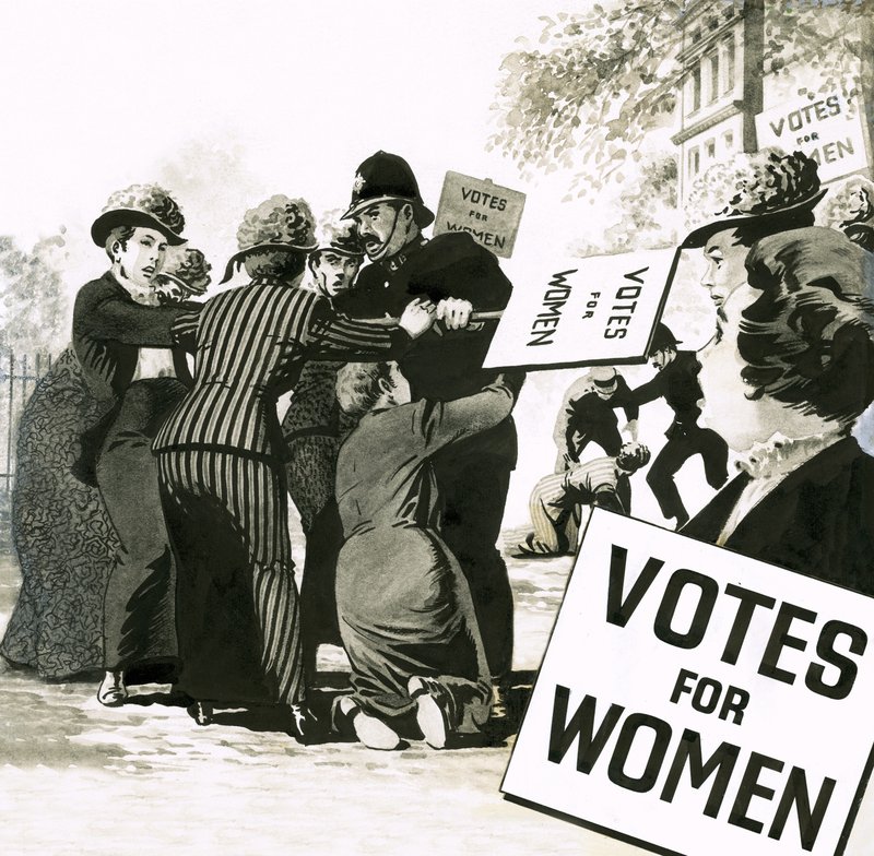 Votos para mulheres de English School