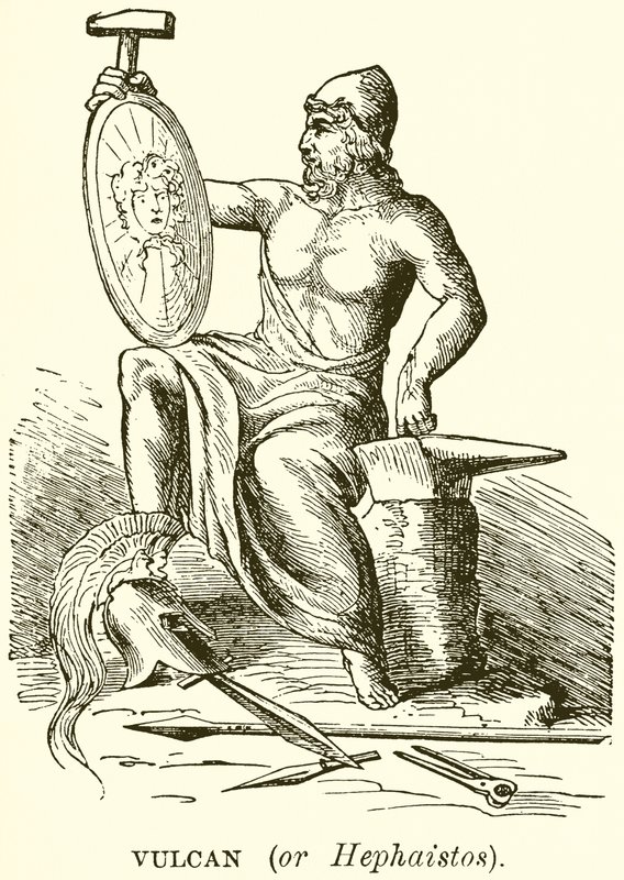 Vulcan (ou Hephaistos) de English School