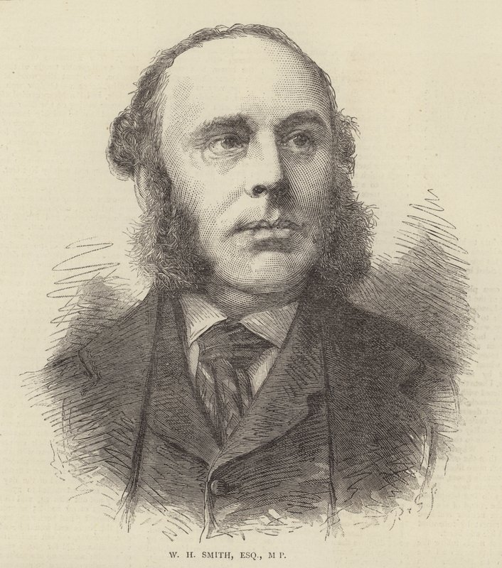 W H H Smith, Esquire, MP (gravura) de English School