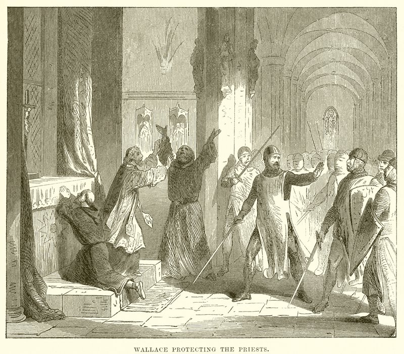 Wallace Protegendo os Sacerdotes de English School