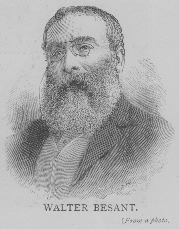 Walter Besant (gravura) de English School