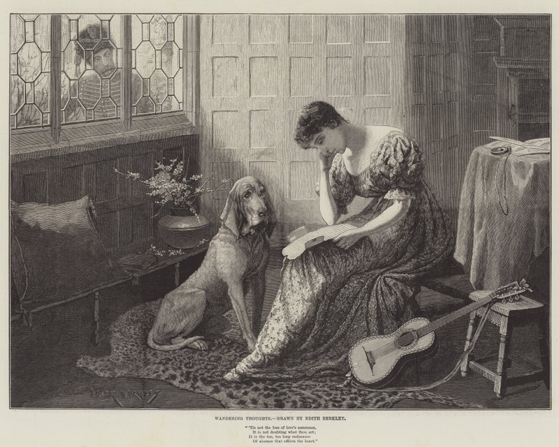 Pensamentos errantes (gravura) de English School