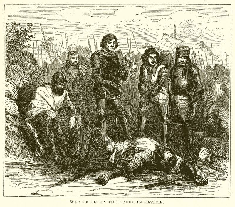 Guerra de Pedro, o Cruel em Castela de English School