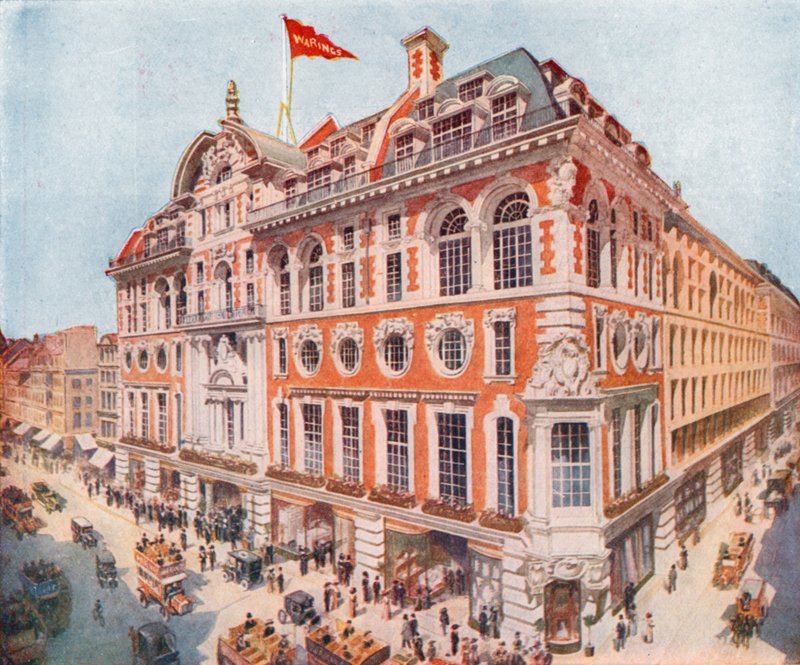 Waring e Gillow em Oxford Street de English School