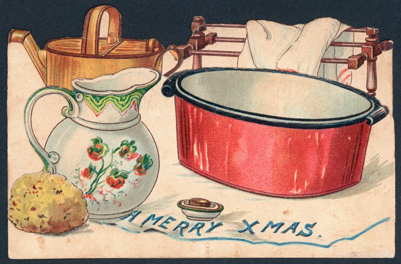 Utensílios de Lavagem, Cartão de Natal de English School