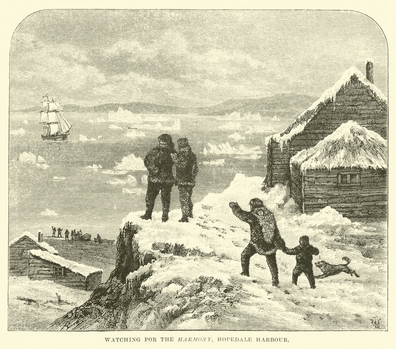 Observando a Harmonia, Hopedale Harbour de English School