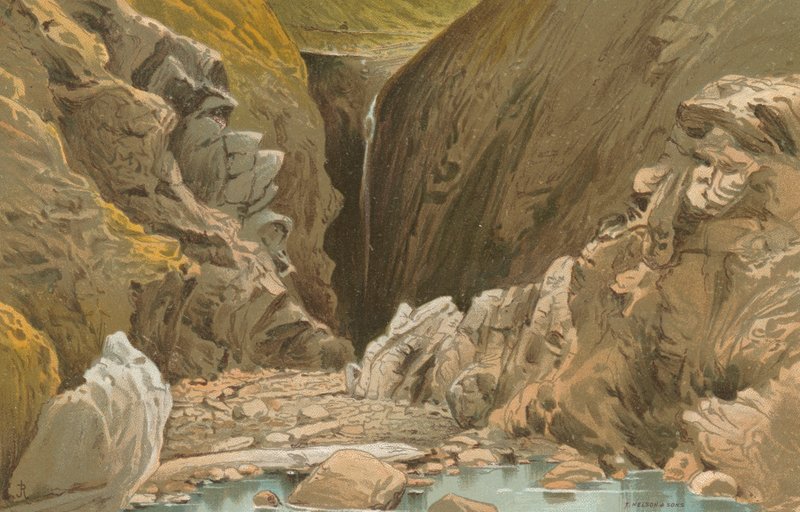 Caverna da cachoeira, Plemont - Jersey de English School