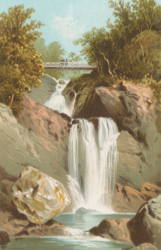 Cachoeira em Inversnaid - Loch Lomond de English School