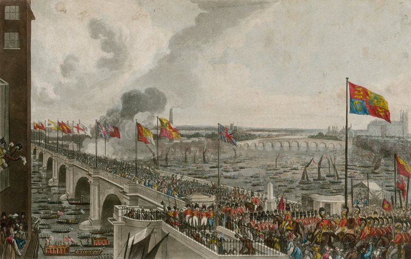 Ponte de Waterloo, Londres de English School