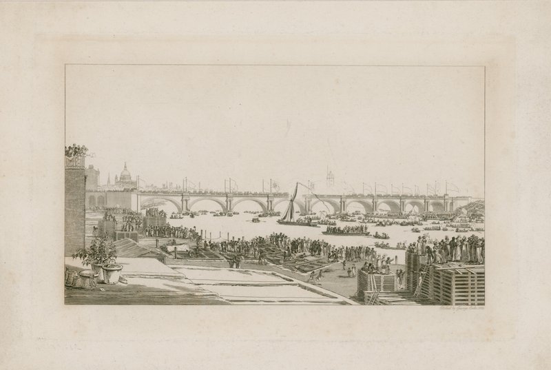 Ponte de Waterloo, Londres de English School