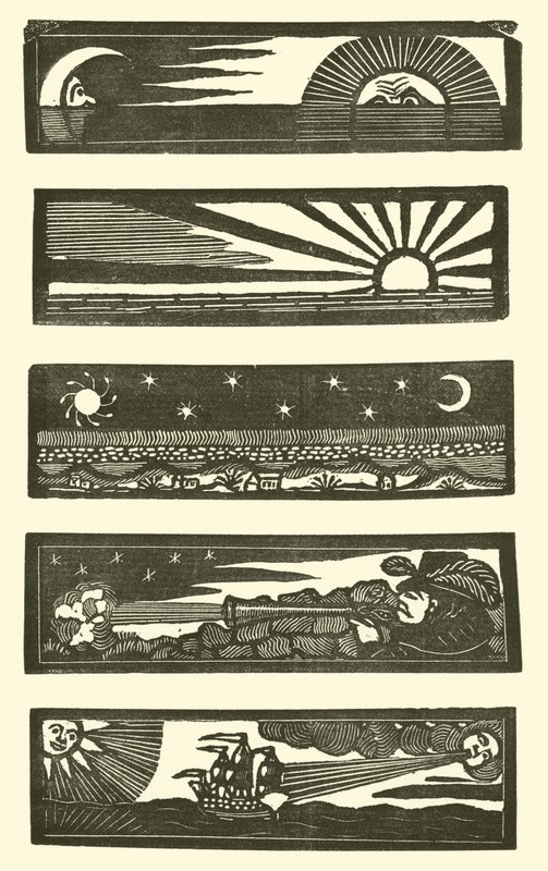 Clima (xilogravura) de English School