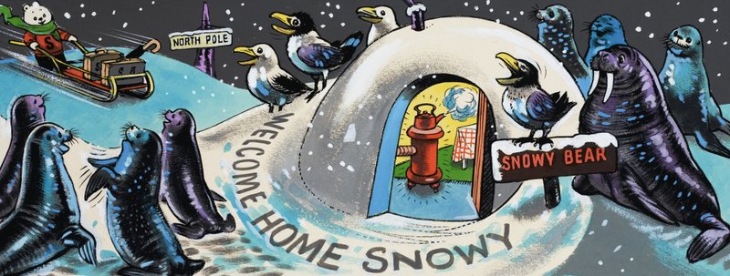 Bem-vindo, lar, nevado de English School