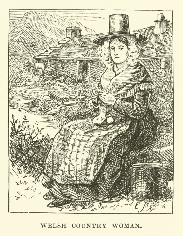 Mulher do país galês de English School
