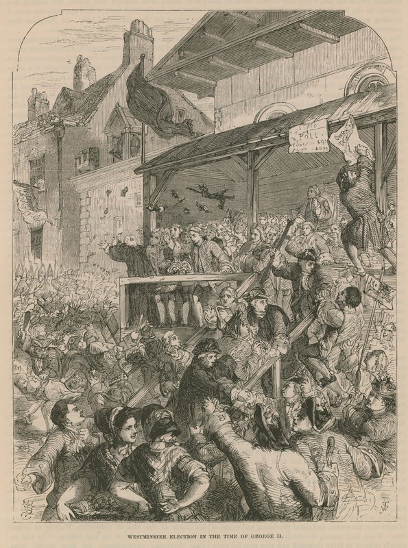 Eleição de Westminster no tempo de George II de English School