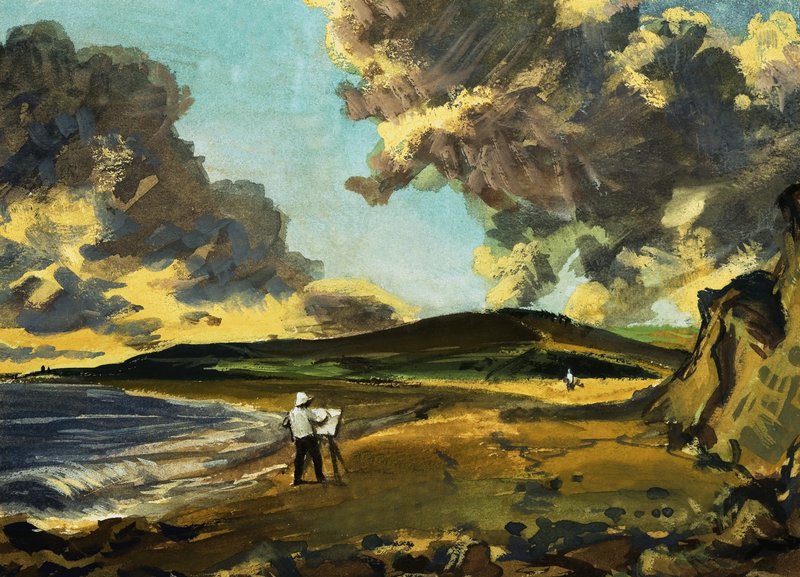 Baía de Weymouth por John Constable de English School