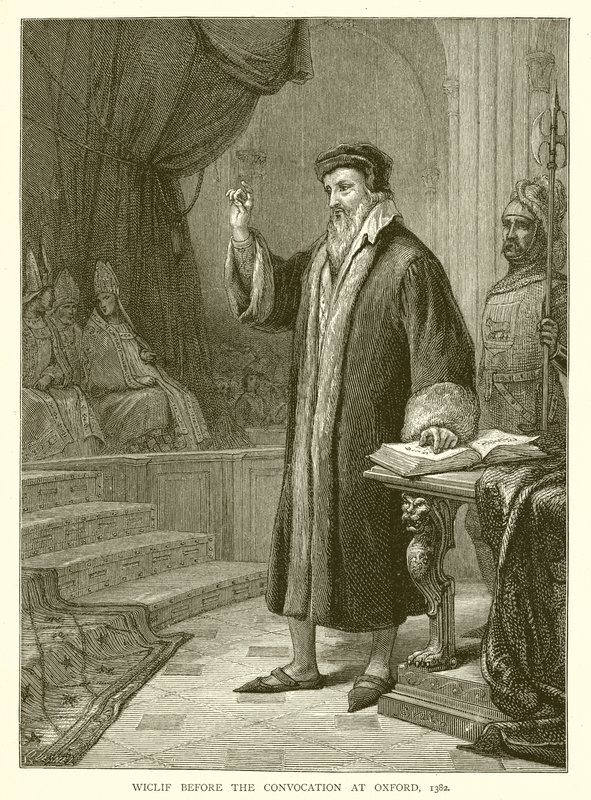 Wiclif antes da convocação em Oxford, 1382 de English School