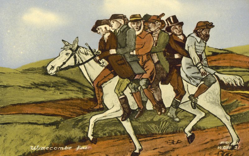 Widecombe Fair (cor litho) de English School
