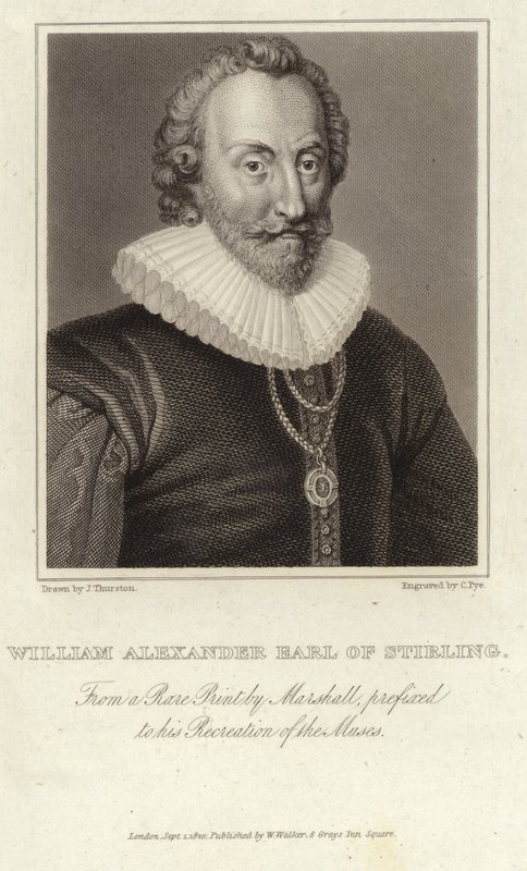William Alexander, 1º Conde de Stirling (c 1570–12 de setembro de 1640) de English School