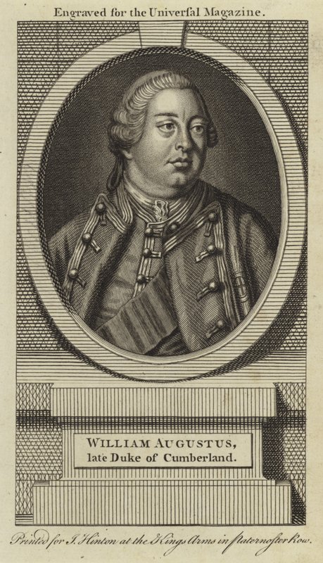 William Augustus, 1º duque de Cumberland de English School