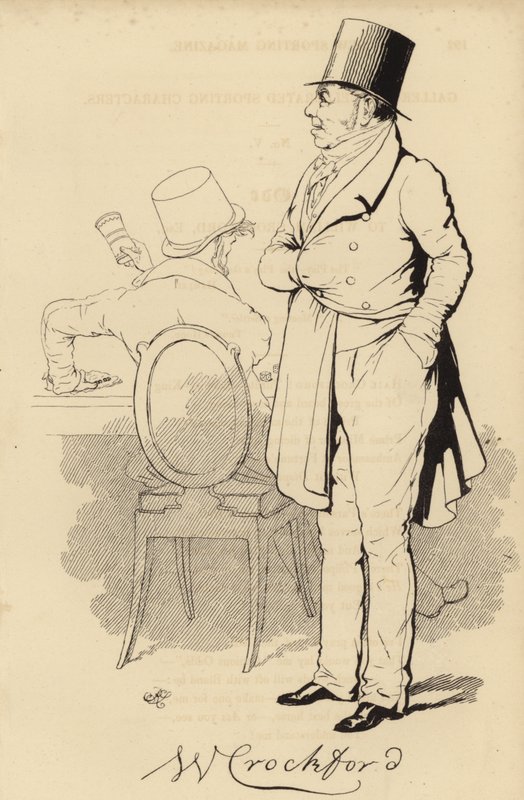 William Crockford, proprietário do clube de jogo de Londres de English School