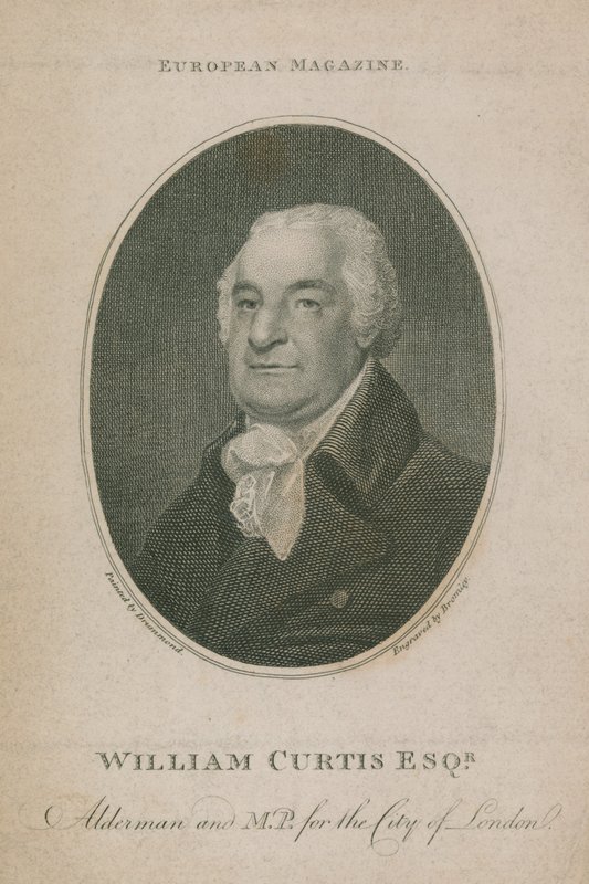 William Curtis, vereador e deputado pela cidade de Londres; Lord Mayor de Londres 1788 de English School