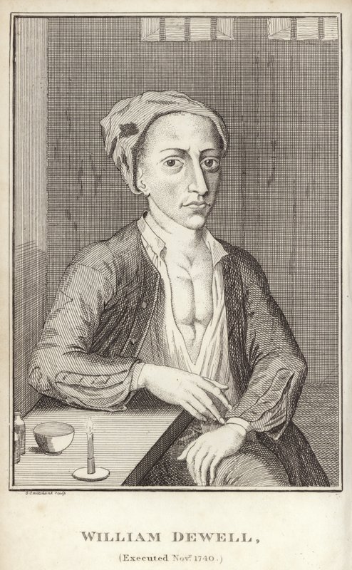 William Dewell, executado em novembro de 1740 de English School