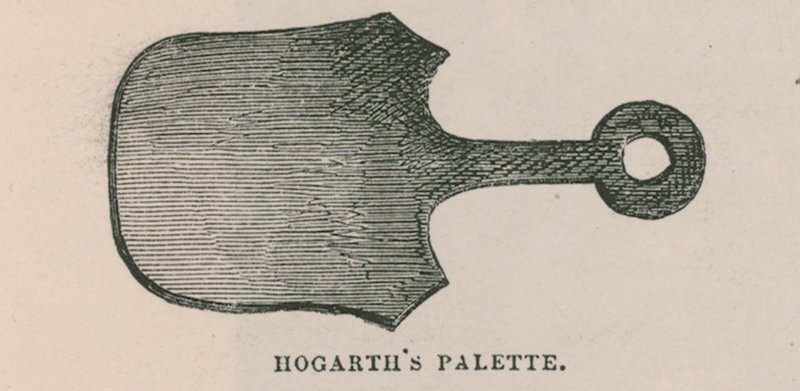 Paleta William Hogarths de English School