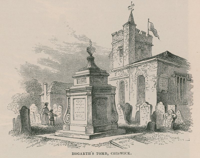 Túmulo de William Hogarth, Chiswick de English School