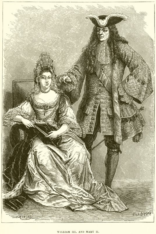 Guilherme III e Maria II de English School