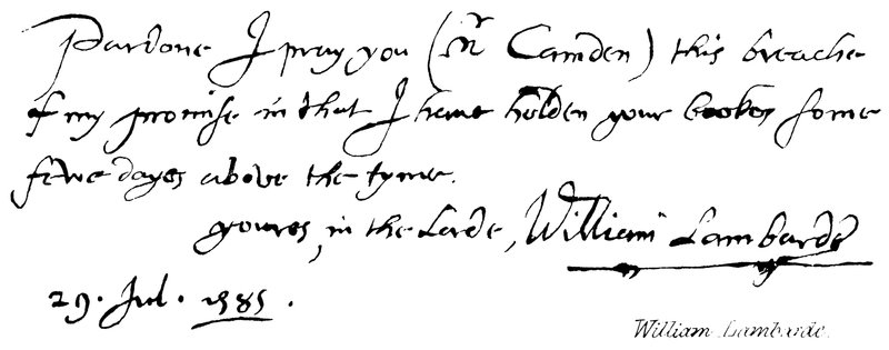 William Lambarde de English School