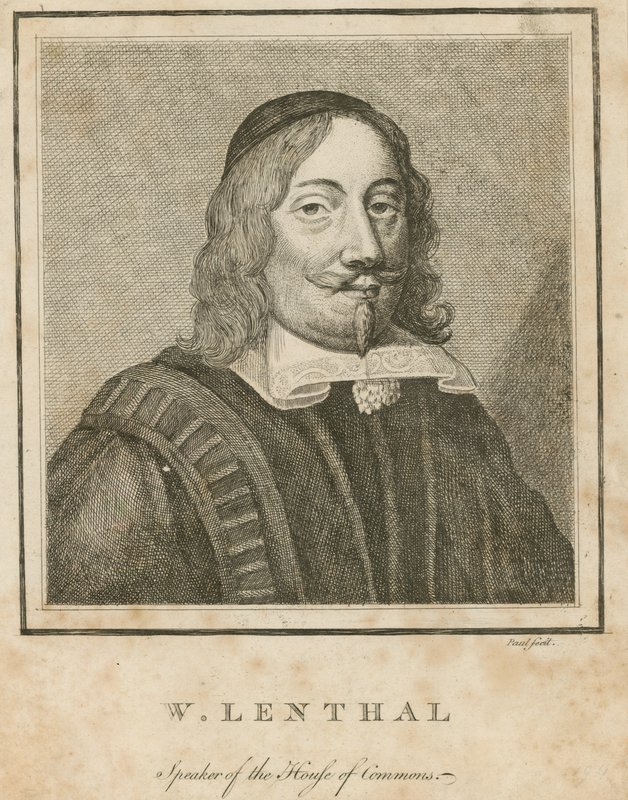William Lenthal, presidente da Câmara dos Comuns de English School