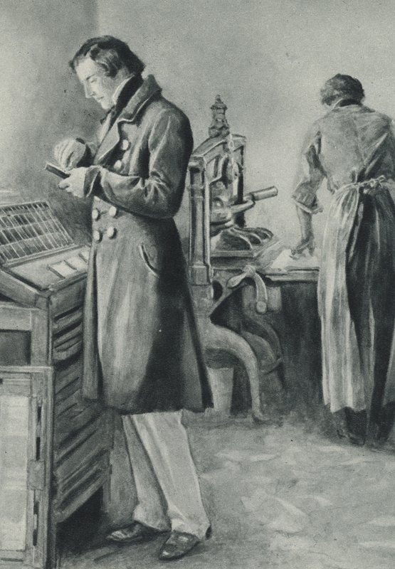 William Lloyd Garrison define o tipo de seu papel de English School