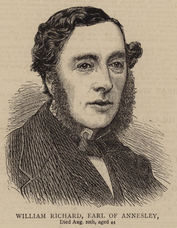 William Richard, Conde de Annesley (gravura) de English School