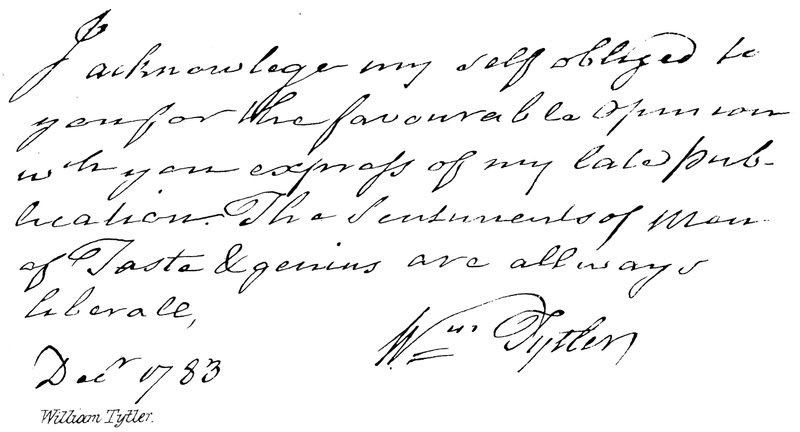 William Tytler de English School
