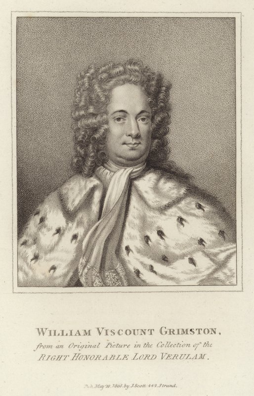 William Viscount Grimston de English School