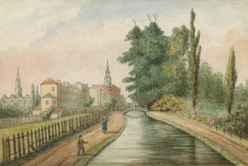 William Walk, Cannonbury, 1840 (wc no papel) de English School