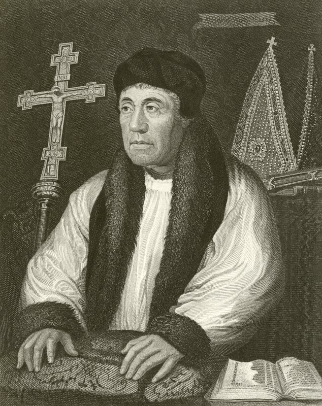 William Warham, arcebispo de Canterbury de English School