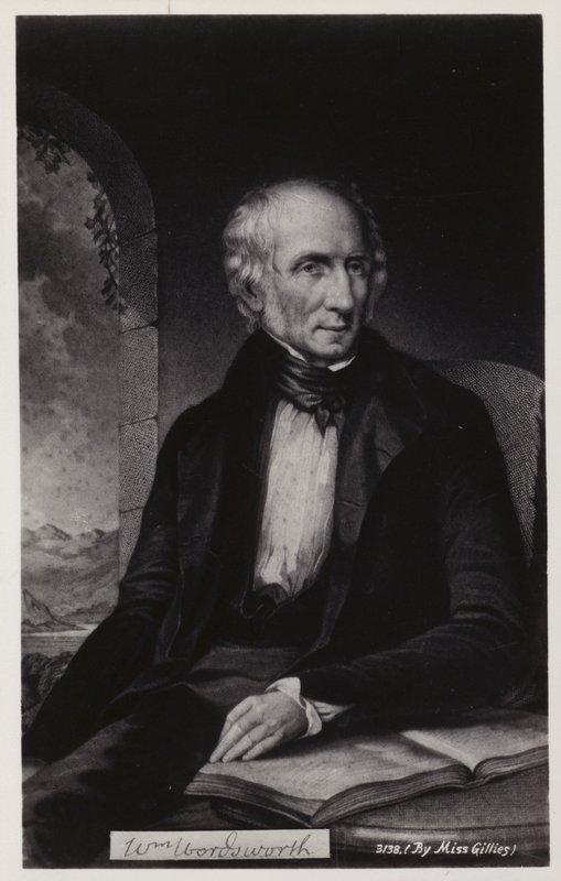 William Wordsworth (1770-1850), poeta inglês (litografia) de English School
