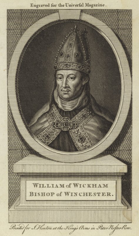 William de Wickham, bispo de Winchester de English School