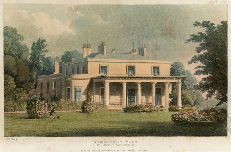 Wimbledon Park, a sede do conde Spencer de English School