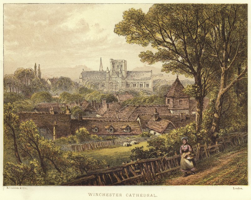 Catedral de Winchester em Winchester de English School