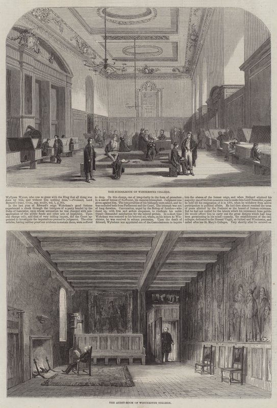 Winchester College (gravura) de English School